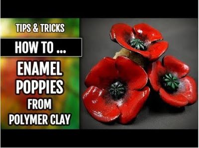 Faux Ceramic, Free Jewellery Making Tutorials, Clay Videos, Polymer Clay Flower Jewelry, Polymer Clay Jewelry Tutorials, Fimo Clay, Polymer Clay Flowers, Clay Flowers, Polymer Clay Tutorial