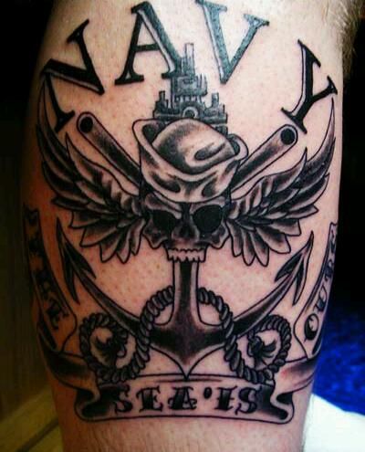 Now this is really awesome. The best one I have found yet!! #Navy tattoo Navy Tattoos For Men, Shellback Tattoo, Navy Seal Tattoos, Us Navy Tattoos, Navy Anchor Tattoos, Naval Tattoos, Kurt Tattoo, Purple Heart Tattoos, Navy Tattoos