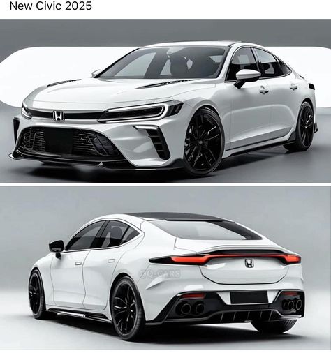 Nieuwe Honda Civic Acura Cars, Body Kit, Honda Civic, Cool Cars, Dream Cars, Mustang, Cars