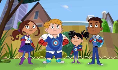 Superhero Kids, All Superheroes, Film Anime, Kids Series, Pbs Kids, Kids Shows, Cartoon Shows, Kids Entertainment, Sesame Street