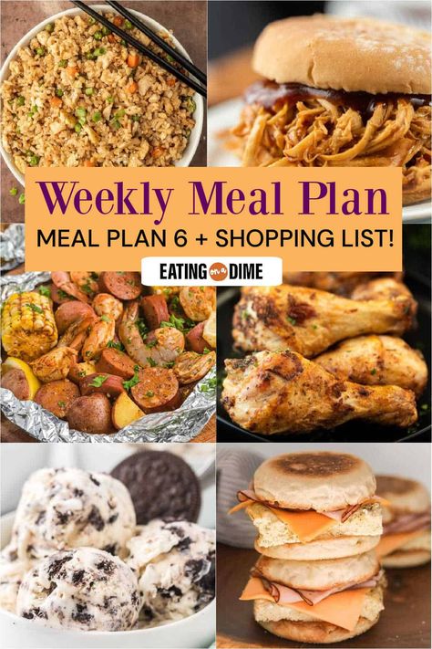 Fried Rice Crock Pot, Easy Breakfast Sandwiches, Air Fryer Drumsticks, Root Beer Chicken, Easy Breakfast Sandwich, Shrimp Boil Foil, Free Weekly Meal Plan, Quick Bread Recipes Easy, Weekly Menu Plan