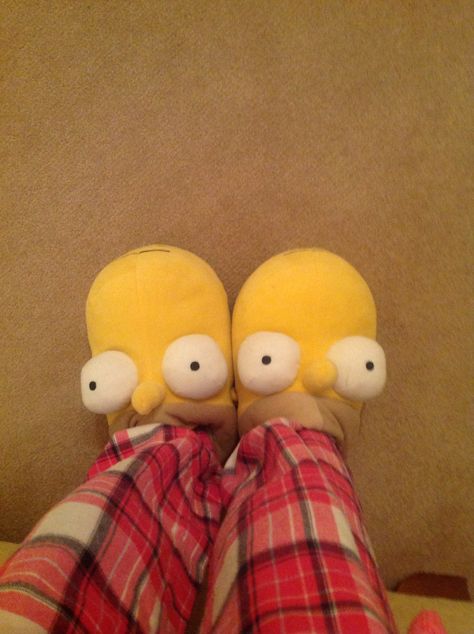 Found these massive Simpson slippers at home :)) x please can I use this one? Simpson Slippers, At Home, Slippers, Canning