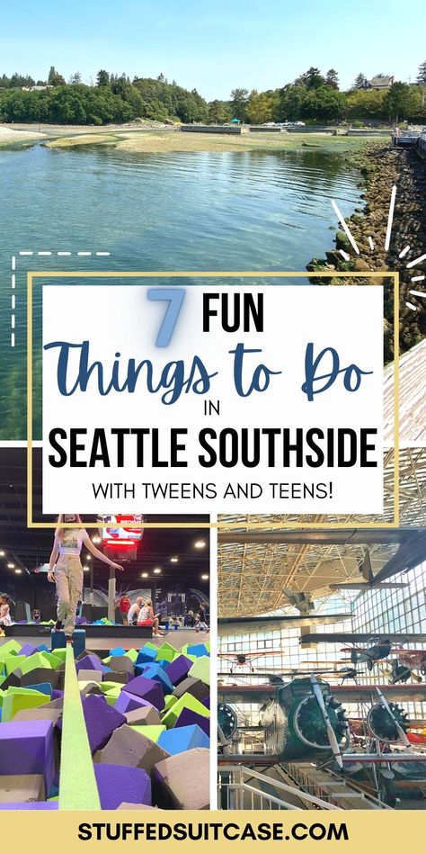 7 Fun Things to Do in Seattle Southside (near the Airport) with Tweens and Teens Seattle With Teens, Seattle Life, Seattle Airport, Things To Do In Seattle, Indoor Skydiving, Seattle Travel, Cheap Things To Do, Western Washington, Downtown Seattle