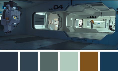 Scifi color palette. "Moon" Sci Fi Color Palette, Futuristic Color Palette, Color Moodboard, Navy Inspiration, Style Sheet, Inspiration Reference, Blue Inspiration, Color Lab, Palette Design