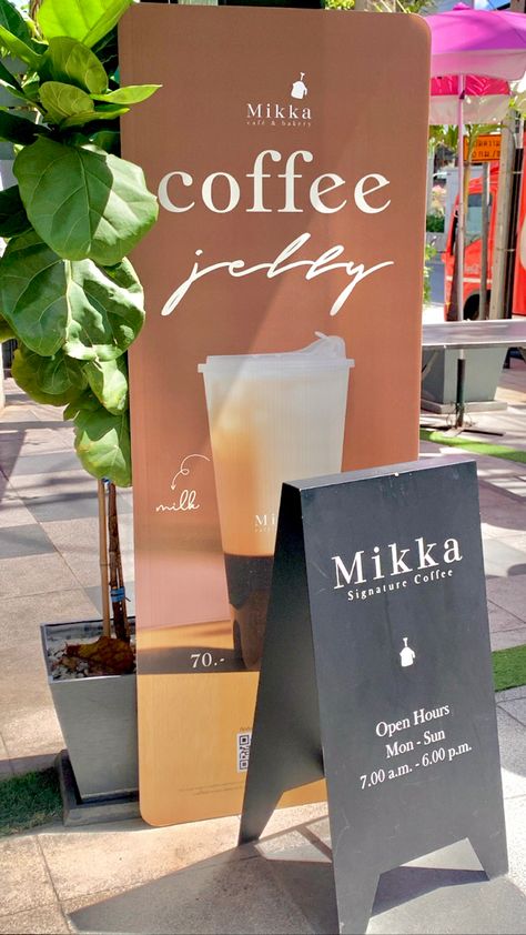 Coffee Standee Design, Cafe Standee Design, Cafe Banner Design, Coffee Shop Banner, Cafe Banner, Coffee Banner, Standing Banner Design, Telur Gulung, Tarpaulin Design