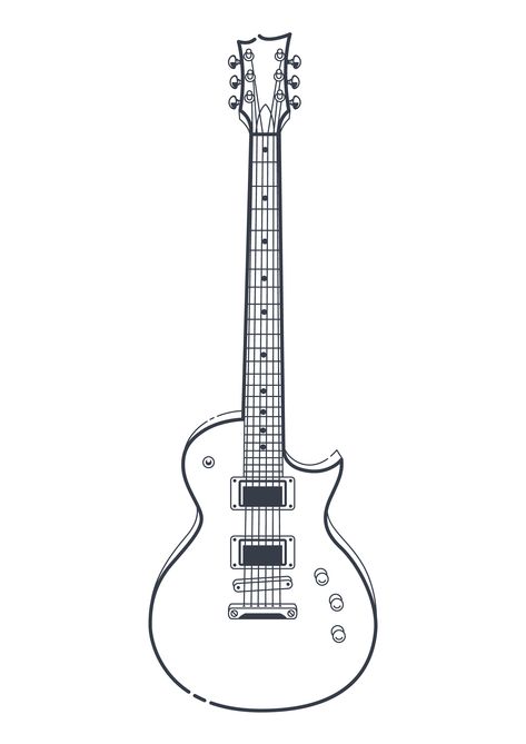 Download Electric Guitar Vector Vector Art. Choose from over a million free vectors, clipart graphics, vector art images, design templates, and illustrations created by artists worldwide! Electric Guitar Tattoo Ideas, Electric Guitar Drawing Sketches, Electric Guitar Sketch, Electric Guitar Drawing, Gitar Vintage, Peace Sign Art Hippie, Electric Guitar Art, Guitar Sketch, Mens Body Tattoos