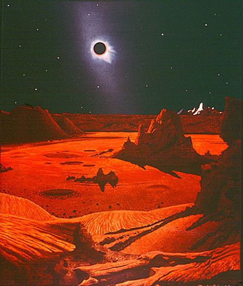 70s Sci Fi Art Retro Futurism, Chesley Bonestell, Sci Fi Aesthetic, 70s Sci Fi Art, Scifi Fantasy Art, Sci Fi Comics, Classic Sci Fi, Alien Worlds, Science Fiction Art