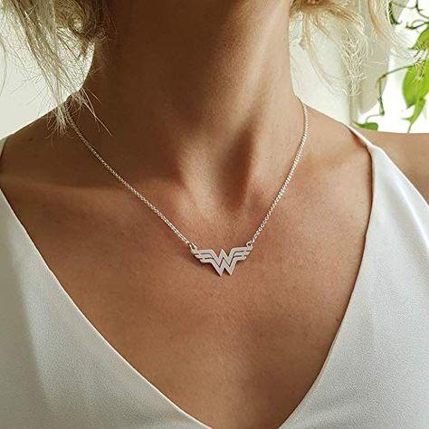 Delicate Wonder Woman Handmade Necklace Sterling Silver - Super Hero Symbol - Gift For Women, #Ad #Necklace, #AFF, #Sterling, #Handmade, #Delicate Wonder Woman Necklace, Hero Symbol, Floral Wedding Bands, Woman Necklace, Coin Earrings, Turkish Jewelry, Small Jewelry Box, La Girl, Key Necklace