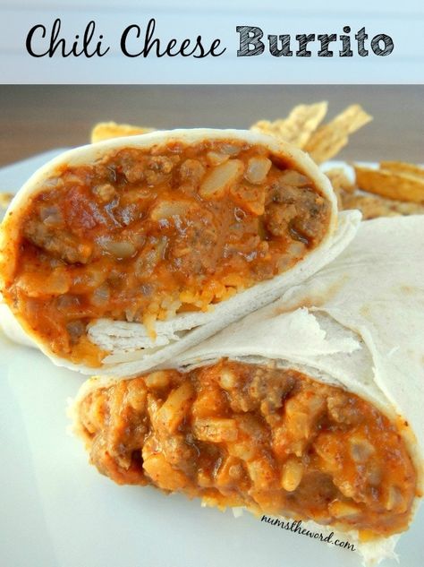 Chili Cheese Burrito Taco Bell Chili Cheese Burrito Recipe, Chili Cheese Burrito Recipe, Chili Cheese Burrito Taco Bell, Chili Cheese Burrito, Easy Burritos, Homemade Burritos, Frito Chili, Cheese Burrito, Chili Cheese Fritos