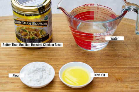 Better Than Bouillon Chicken Gravy, How To Make Gravy With Better Than Bouillon, Chicken Bouillon Gravy, Chicken Gravy From Bullion, Recipes Using Better Than Bouillon, Recipes With Better Than Bouillon, Better Than Bullion Gravy, Gravy With Better Than Bouillon, Better Than Bouillon Gravy Recipe