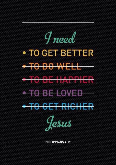 All you truly need is Jesus. I don't know how many times I have to say that to make everyone believe, but if it's almost every sentence I say, then so be it. I Need Jesus, Jesus Christ Superstar, Life Quotes Love, After Life, To Be Loved, E Card, Spiritual Inspiration, The Words, Great Quotes