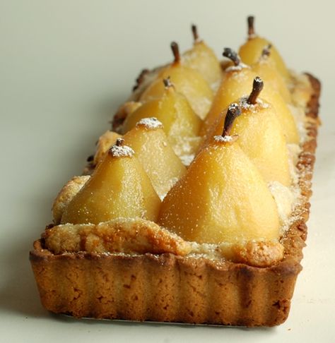 Comice Pears, Fruity Dessert, French Tart, Almond Pastry, Pear Dessert, Pear Tart, Poached Pears, Pear Recipes, French Desserts