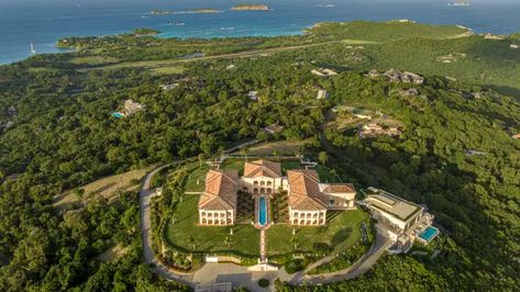 Inside Terraces Mustique, the most expensive Caribbean home Caribbean Homes, Dome Ceiling, Marketing Brochure, Caribbean Island, Remote Island, Expensive Houses, Beach Chic, Green Landscape, Painted Ceiling