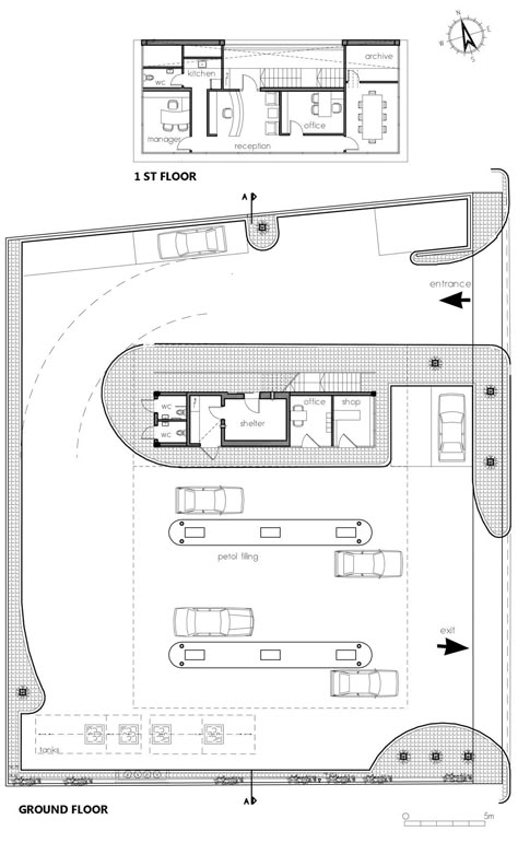 Petrol Pump Design, Filling Station Design, Gasoline Station Design, Gas Station Design, Parking Plan, Architecture Symbols, Gasoline Station, Bubble Diagram, Fuel Station