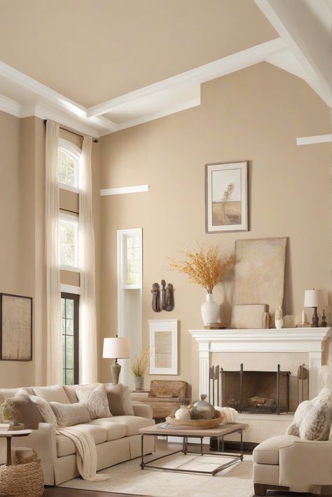 Discover how Bleeker Beige (HC-80) creates a moody yet cozy atmosphere in your space with classic beige tones. Elevate your interior design routine with warmth and style! #Ad #homedecor #homedesign #wallpaints2024 #Painthome #interiorarchitecture Wall Colors Green Living Room Colors Bright Living Room Colors Apartment Renovation Living room Remodeling Modern Paint Colors 2024 Colorful Living Room Bright, Bleeker Beige, Renovation Living Room, Paint Colors 2024, Modern Paint Colors, Girly Apartment Decor, Girly Decor, Sleek Furniture, Cozy Sofa