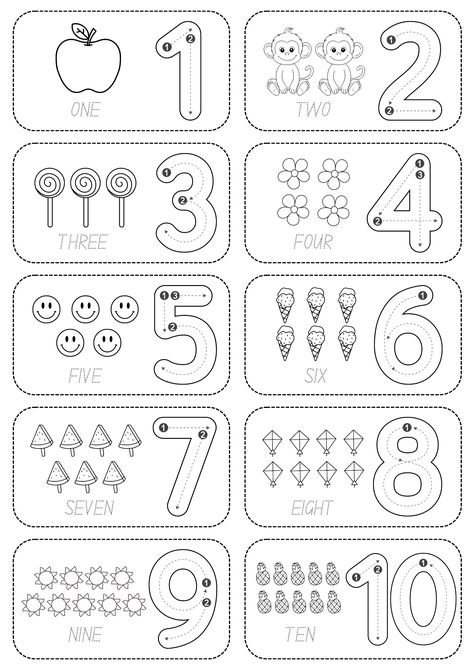 Free Printable Number Flashcards 1-100 with words [PDF] - Number Dyslexia Maths Worksheet Preschoolers, Number Learning Worksheets, Free Printable Counting Worksheets, Number 1-10 Worksheets Preschool Math, Number Review Worksheets 1-10, Number Recognition Activities 1-10, Free Printable Prek Worksheets, Maths Number Activities, Learning Numbers Worksheets