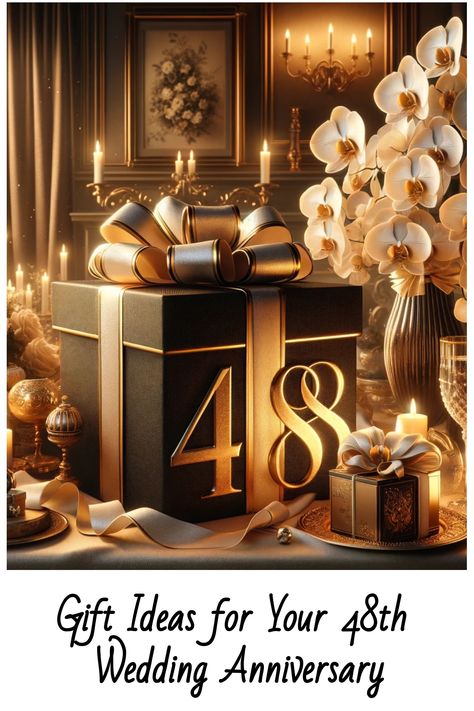 Discover the perfect gift for celebrating 48 years of love with our Unique and Thoughtful 48th Wedding Anniversary Gift Guide. From timeless treasures to modern marvels, find the ideal way to say 'I love you' all over again. #WeddingAnniversary #48YearsStrong #AnniversaryGifts #LoveEndures #GiftGuide #AnniversaryIdeas Mariage Anniversary, 48th Wedding Anniversary, 47th Wedding Anniversary, 44th Anniversary, 48th Anniversary, 49th Anniversary, Love Gift Ideas, 42nd Anniversary, 36th Anniversary