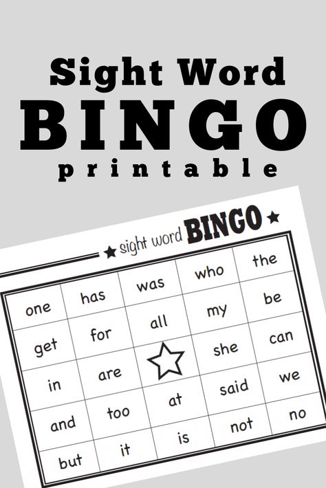 Sight Words Bingo – The B Keeps Us Honest Sight Words Bingo Printables, Games To Help With Reading, Bingo Sight Words Free Printable, Fun Sight Word Practice, Sight Word Bingo Free Printable, Sight Word Bingo, Teaching Child To Read, Word Bingo, Sight Words Printables