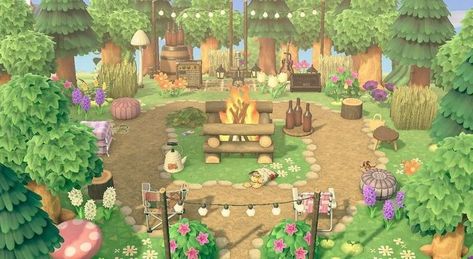 Animal Crossing Designs (@nookspiration) • Instagram photos and videos Acnh Hangout Area, Animal Crossing Music Area, Acnh Music, Kk Slider Songs, Campfire Area, Animal Crossing Music, Kk Slider, Animal Crossing Designs, Calm Music