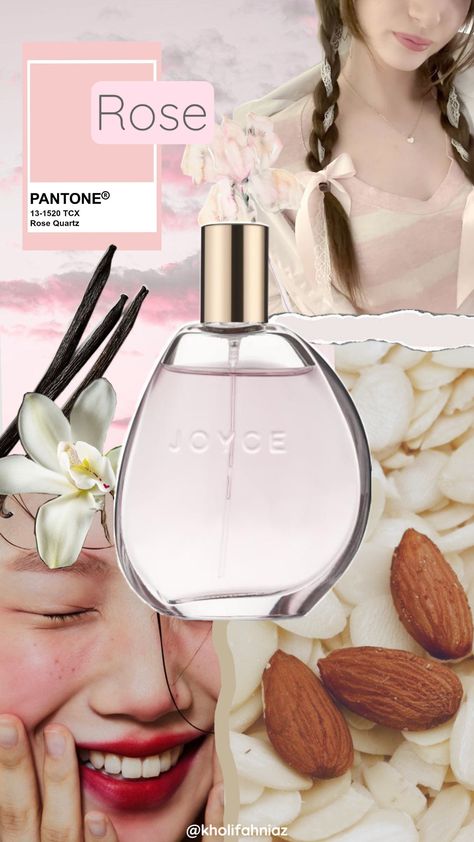 you are sweet, cheerful, and flirty-just like this perfume! #JoyceRose 🩷 #joyce #rose #sweetfragrance #oriflame #niashuffles Oriflame Perfume, Sweet Fragrances, Floral Fragrance, Rose Quartz, Vanilla, Fragrance, Makeup, Pins, Make Up