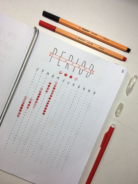 Period And Mood Tracker, Bujo Mood Tracker Minimalist, Dot Journal Period Tracker, Daily Journal Tracker Ideas, Period Tracker Journal Ideas, Journal Ideas Period Tracker, Diy Period Tracker, 2024 Journal Planner, Period Tracking Journal