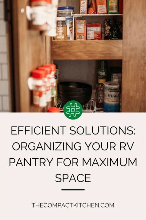 Efficient Solutions: Organizing your RV Pantry for Maximum Space - The Compact Kitchen Rv Pantry, Small Kitchen Island Ideas, Pantry Space, Small Kitchen Island, Lazy Susans, Pantry Essentials, Space Efficient, Storage Racks, Spice Storage