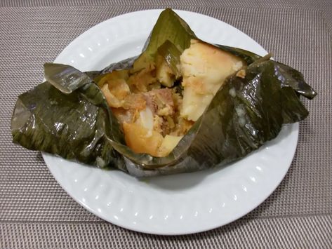 Honduran Tamales Recipe, Honduran Food, Honduras Food, Garlic Mash, Honduran Recipes, Tamales Recipe, Mash Potato, Fresh Tortillas, Tamale Recipe