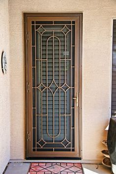 Trilogy Style Door - First Impression Ironworks Home Grill Design, Iron Window Grill, Modern Window Grill, Pintu Interior, Home Window Grill Design, Window Grill Design Modern, Door Grill, Grill Gate, Grill Gate Design