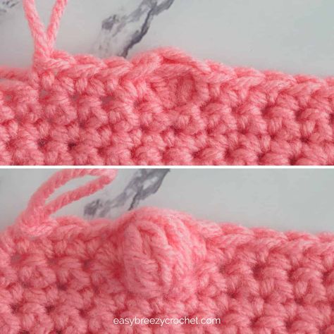 How To Crochet A Bobble Stitch | Easy Breezy Crochet How To Bobble Stitch Crochet, Bubble Crochet Stitch, Bobble Stitch Crochet, Crochet Abbreviations, Your Crochet, Learn How To Crochet, Bobble Stitch, Easy Breezy, How To Crochet