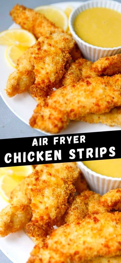 Captain Crunch Chicken Air Fryer, Air Fryer Chicken Strips Recipe, Air Fryer Chicken Strips, Captain Crunch Chicken, Chicken Strips Recipe, Air Fried Chicken Tenders, Air Fryer Recipes Chicken Breast, Chicken Strip Recipes, Fried Chicken Strips