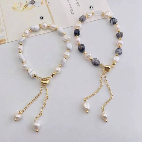 Pulseras con piedras semipreciosas y perlas cultivadas por Vila Veloni | Joyeria fina por Vila Veloni Space Jewelry, Art Jewelry Design, Pearl Jewelry Design, Beads Ideas, Luxurious Lifestyle, Diy Bracelet Designs, Handmade Fashion Jewelry, Crystal Beads Bracelet, Fine Jewelry Bracelets