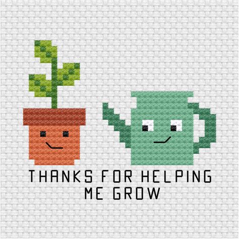 This cute plant and planter are cute way to say thank you to somebody to help you grow. It is the latest addition to the plant cross stitch pdf pattern series I am building up for my patrons.

Thanks for helping me grow cross stitch pdf pattern - Ringcat Thank You Cross Stitch Pattern, Tiny Flower Cross Stitch Pattern, Beginner Cross Stitch Patterns Free, Cross Stitch Plants, Plant Cross Stitch Pattern Free, Small Plant Cross Stitch, Plant Cross Stitch, Thanks For Helping Me Grow, Houseplant Cross Stitch