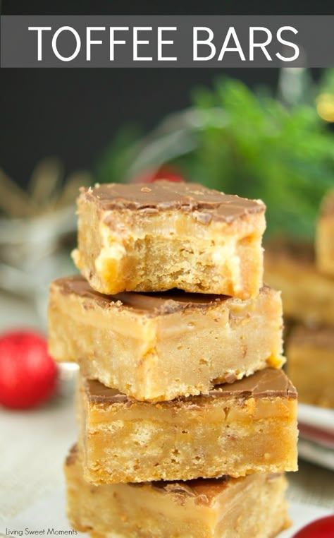 Toffee Bars Recipe, Chewy Toffee, Sweet Bars, Desserts Bars, Bar Desserts, Blondies Brownies, Toffee Recipe, Toffee Bars, Bars And Squares