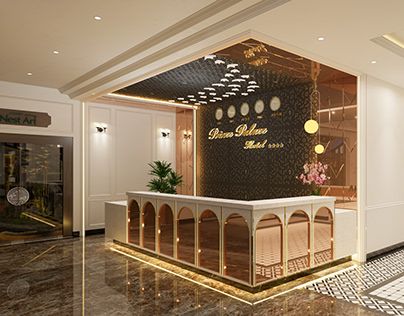 Hotel Reception Desk Design, Buffet Counter Design, Boutique Reception Desk, Boutique Reception, Arabian Interior, Hotel Reception Design, Console Designs, Reception Counter Design, Indian Chaat