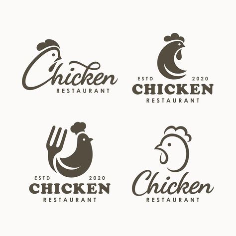 Chicken Logo Ideas, Cafe And Restaurant Logo, Chicken Logo Design, Chicken Branding, Chicken Restaurant Logos, Kids Furniture Makeover, Resturant Logo, Egg Logo, Free Business Logo