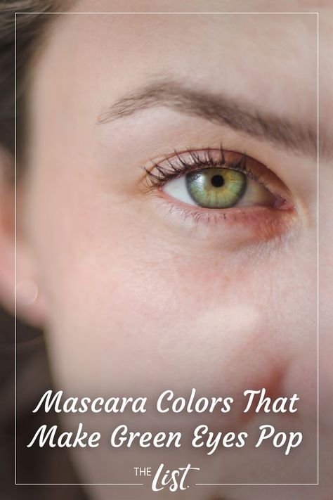 You should be taking full advantage of having the rarest eye color in the world by wearing colors that are just as unique. Give the following mascara colors a test drive to get the most out of your sage hue. #mascara #beautytips #greeneyes #makeuptips Rarest Eye Color, Make Green Eyes Pop, Rare Eye Colors, Green Eyes Pop, Green Mascara, Colored Mascara, Brown Hairstyles, Girl With Green Eyes, Brown Mascara