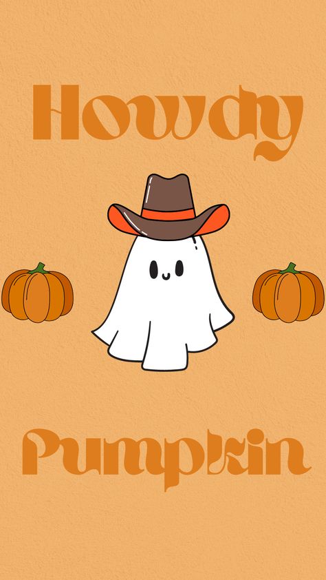 Halloween Fall Wallpaper Aesthetic, Cute Country Fall Wallpapers, Cowboy Halloween Aesthetic, Cow Halloween Wallpaper, Fall Country Wallpaper, Country Halloween Wallpaper, Country Fall Wallpaper, Western Fall Wallpaper, Halloween Fall Wallpaper