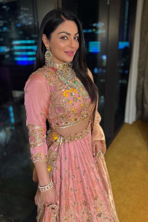 Neeru Bajwa, the queen of Punjab, has an incredible assortment of gorgeous ethnic dresses that are ideal for a variety of events like weddings, festivals, parties, and more. Neeru Bajwa Suits, Neeru Bajwa, Ethnic Dresses, Blue Lehenga, Ethnic Looks, Red Suit, Ethnic Dress, Guest Outfit, India Beauty