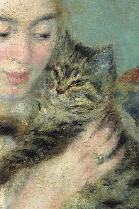 Renoir Art, Dot Grid Paper, Famous Art Pieces, Aesthetic Paintings, Jean Renoir, Cat Portrait Painting, Renoir Paintings, Classic Art Prints, Pierre Auguste