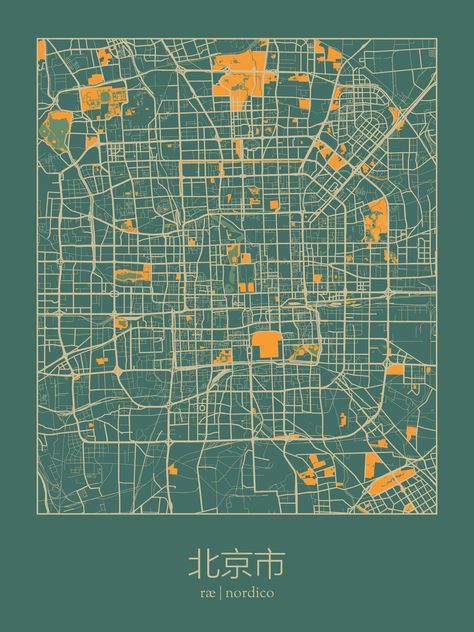 beijing(1536×2048) Beijing Map, Urban Mapping, Map Diagram, Urban Design Graphics, China Map, Conceptual Drawing, Garden Drawing, Beijing China, Illustrated Map