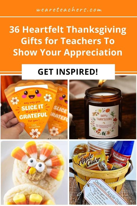 Thanksgiving Gifts For Teachers, Thanksgiving Candy Bar Wrappers, Thanksgiving Teacher Gifts, Thanksgiving Appreciation, Daycare Teacher Gifts, Thanksgiving Candles, Teachers Thanksgiving, Kids Candles, Teacher Holiday Gifts