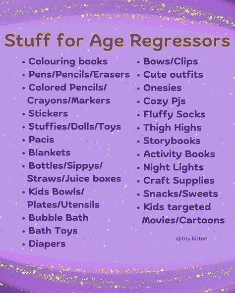 💟 Régression Age, Age Regregression Aesthetic, Age Regressing Aesthetic, Juice Box Crafts, Rain Activities, Nickname List, Age Dreaming, Age Re, Lil Space