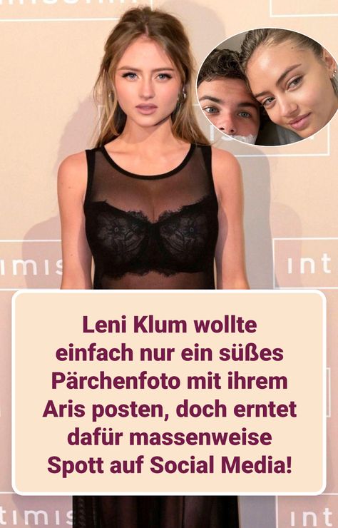 Leni Klum ist seit einiger Zeit ziemlich glücklich in einer Beziehung mit dem Eishockeyspieler Aris Rachevsky. Auf Instagram teilt die Tochter von Supermodel Heidi Klum gelegentlich einige Pärchenbilder. Das neueste Foto der beiden Verliebten erntet auf Social Media allerdings massenweise Spott. Denn alle ergötzen sich über ein spezielles Detail an dem Sportler! Leni Klum, Heidi Klum, Social Media, Models, Media, Quick Saves, Instagram