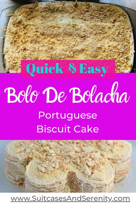 Maria Biscuits Dessert, Portuguese Maria Cookie Dessert, Recipes With Maria Cookies, Maria Biscuit Dessert, Portuguese Desserts Easy, Maria Cookies Dessert, Maria Cookies Dessert Recipes, Portuguese Recipes Dessert, Marie Biscuit Cake