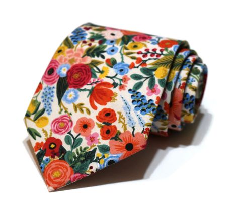 "About our Mens Standard Neckties ~Made from 100% cotton ~Measure approx. 59\" long and 3.5\" at widest point ~Made in a smoke free home ~Made with an interliner so you have a beautiful knot (and not a flat one!) About our Mens Slim Neckties ~Made from 100% Cotton ~Measure approx. 59\" Long and 2.5\" at widest point ~Made with an interliner so you have a beautiful knot (and not a flat one!) Care Instructions ~Spot clean with water and soap ~Air dry ~Touch up with warm iron HoBo Ties Love ~ \"I h Floral Ties For Men, Enchanted Forest Outfit Ideas, Wildflower Tie, Lotus Casino, Floral Tie Wedding, Summer Wedding Floral, Cream Garden, Mens Floral Tie, Floral Ties