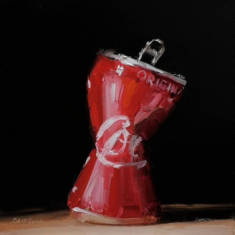 Neil Carroll, Crushed Can, Can Painting, Can Art, Easy Canvas Art, Daily Paintworks, Art References, Art Tips, Fine Art Gallery