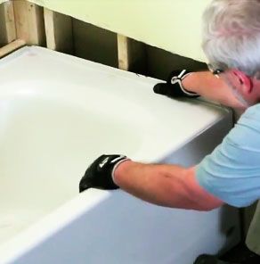 In most cases, removing an old bathtub is a project homeowners who are handy with a few common tools can do themselves. Take a look at Removing and Replacing a Bathtub at HomeDepot.com to see how to take on this project. Remove Bathtub, Old Bathtub, House Upgrades, Bathtub Remodel, Bathtub Drain, Interior Work, Upstairs Bathrooms, Up House, Bathroom Redo