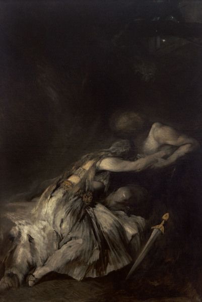 Siegmund und Sieglinde (1883), by Hans Makart (1840-1884), from Act 1, Scene 3, of “Die Walküre” (1856), by Richard Wagner (1813-1883). Pre Raphaelite Art, Richard Wagner, About Art, Old Master, Couple Art, Art Themes, Gustav Klimt, Painting Photos, The Rules