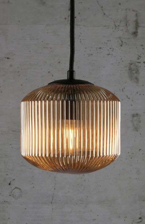 Mid Century Lighting Pendant, Glass Lights, Reeded Glass, Mid Century Pendant, Fluted Glass, Outdoor Pendant Lighting, Multi Light Pendant, Linear Lighting, Flute Glass