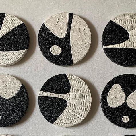 Texture On Canvas, Lips Painting, Art Minimal, Yin And Yang, Artwork For Home, Polymer Clay Flowers, 3d Wall Art, Clay Flowers, Handmade Tiles